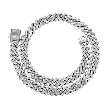 14mm Miami Cuban Link Chain Necklace