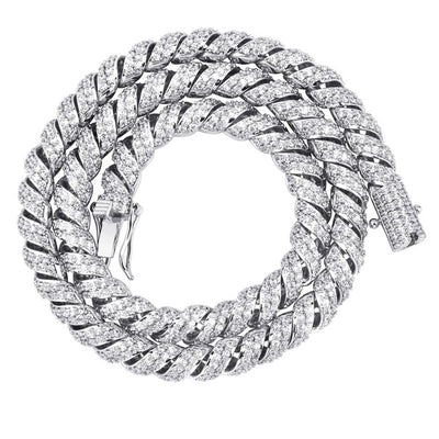 10mm Telephone Wire Cuban Link Chain