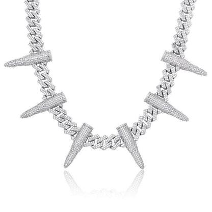 14 mm Rivet Bullet shaped Cuban Chain