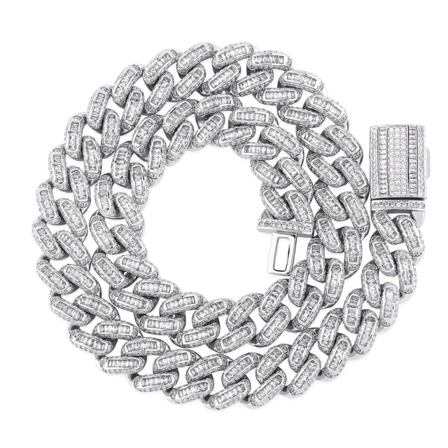 14mm Miami New Box Clasp Cuban Link Chain