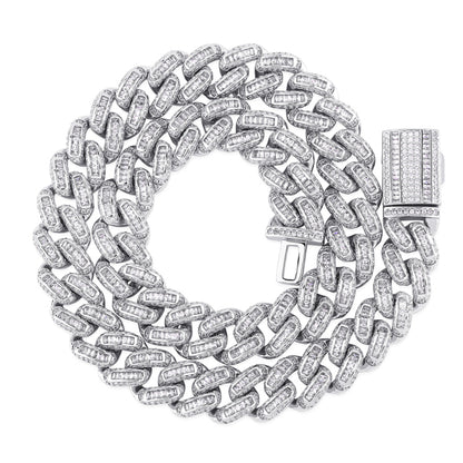 14mm Miami New Box Clasp Cuban Link Chain
