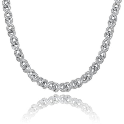 12mm/14mm Miami Box Clasp Cuban Chain