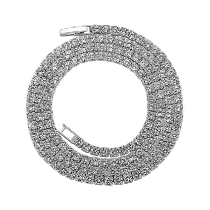 Classic Micro Tennis Necklace 2.5-5mm