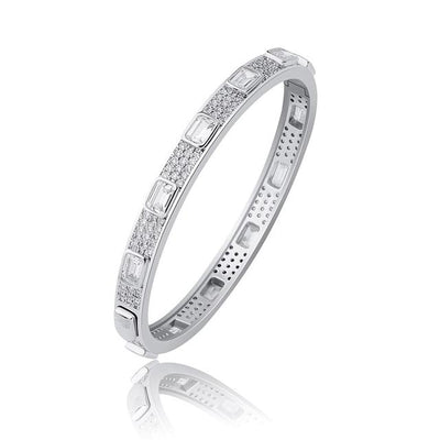 7mm Luxury Iced Out Cubic Zirconia Bracelet
