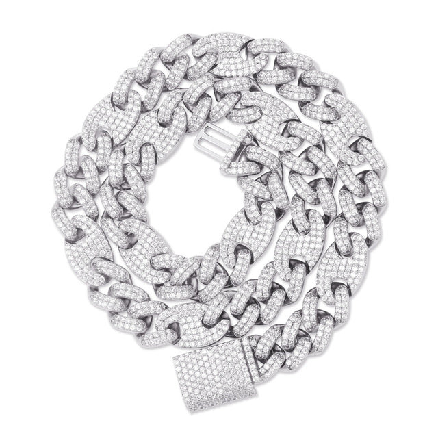 12mm Miami Heavy Lock Clasp Cuban Link Chain