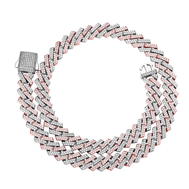 14mm Miami Cuban Link Chain Necklace