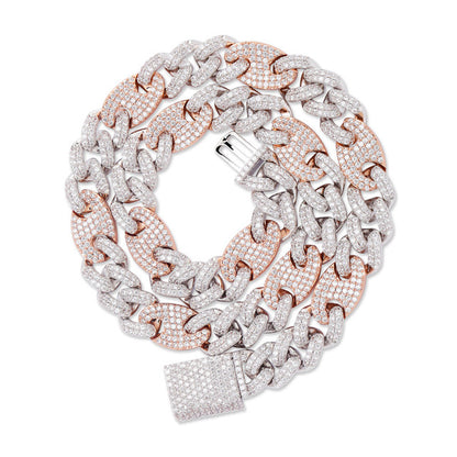 12mm Miami Heavy Lock Clasp Cuban Link Chain